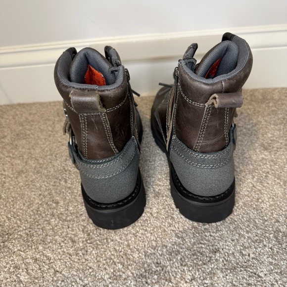 Harley-Davidson‎ Women's Becky Flash Brown And Grey Motorcycle Boots Size 7 - Picture 5 of 7